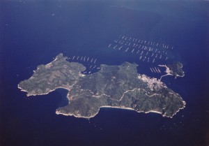 阿多田島　航空写真