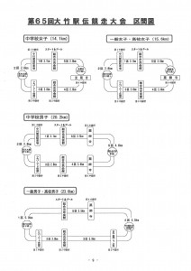 2016年第65回大竹伝競走大会_区間図